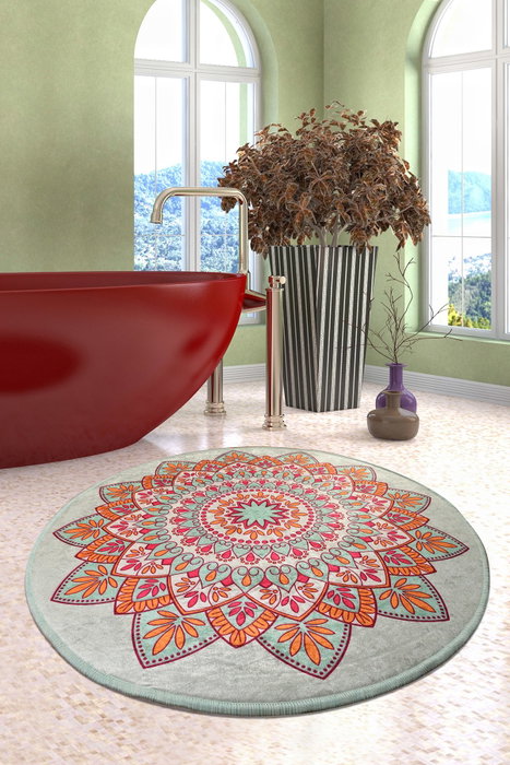 Mijölnir Royal Djt Alfombrilla de baño Multicolor 100 cm Mijölnir Royal Djt Alfombrilla de baño Multicolor 100 cm